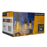 Solar lichtslinger - Prikkabel | 10 Meter | 10 LED's | Warm licht | Doos