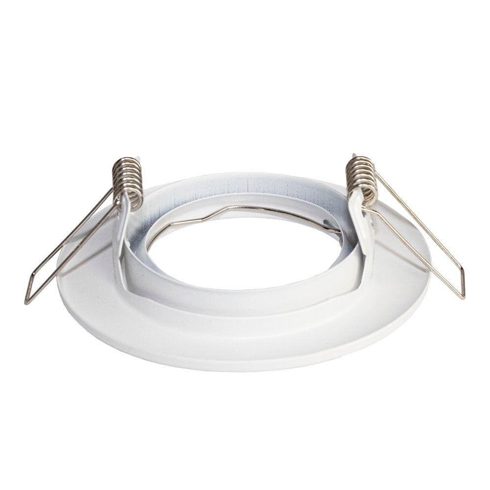 LED witte inbouwspot 63mm kantelbaar gu10 - armatuur liggend