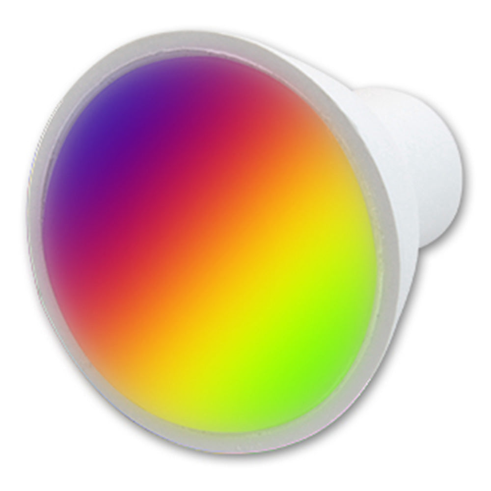 Wi-Fi LED Smart lamp GU10 - 5W - 2700-6500K + RGB - vooraanzicht