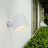 LED Buiten Wandlamp | GU10 fitting | IP43 | Wit - sfeerfoto