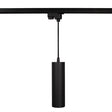 LED 1-fase hanglamp met gu10 fitting zwart - spot aan rail