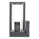 LED Buiten lamp-Dakota-IP44-1x E27-antraciet-zijkant