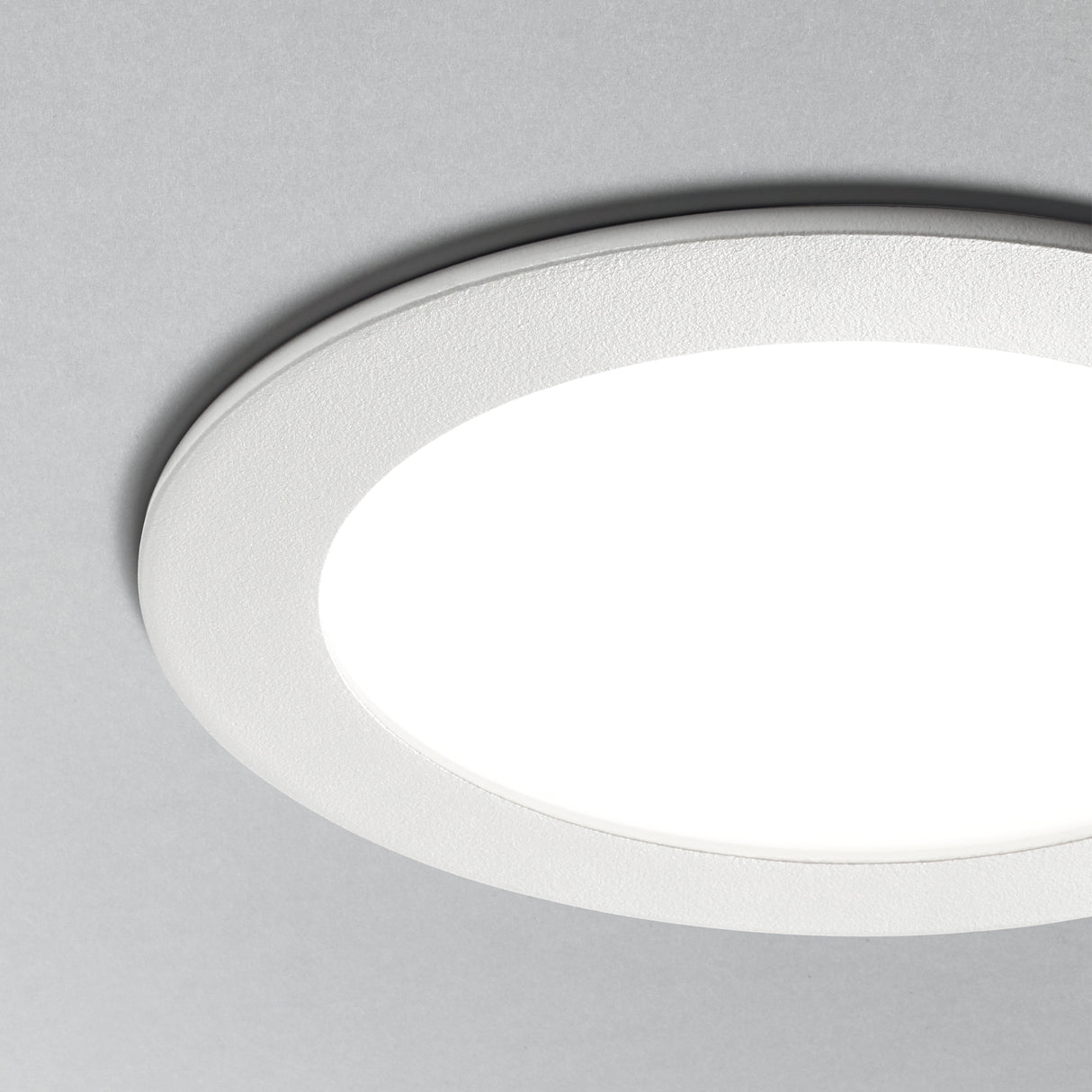 LED Inbouw downlight - spot - wit - rond - close up sfeerfoto