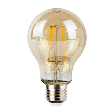 LED Filament amber lamp 8W A60 E27 Dimbaar - 2500K | Warm wit - lamp uit