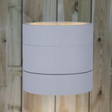 LED Buiten Wandlamp G9 | Round | IP54 | Wit vooraanzicht