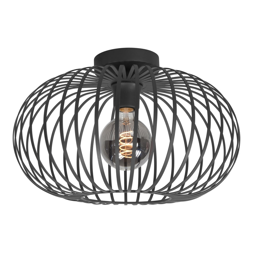 Industriële metalen plafondlamp 40cm - bolato - highlight - E27 fitting