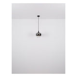 Plafondlamp MAXY ø24CM  E27 1-Lichts Smoked