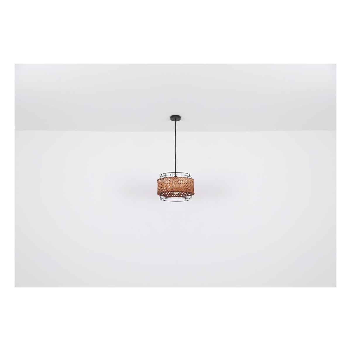 Plafondlamp GINA ø35CM  E27 Zwart 1-Lichts