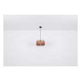 Plafondlamp GINA ø35CM  E27 Zwart 1-Lichts