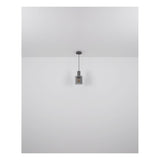 Plafondlamp TULIVAR ø37CM  E27 (Grote Fitting) Grijs 3-Lichts Smoked