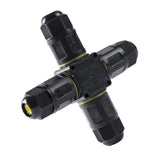 3Pin X-VORM waterdichte QUICK Connector - Voor 4-11mm kabel - vooraanzicht