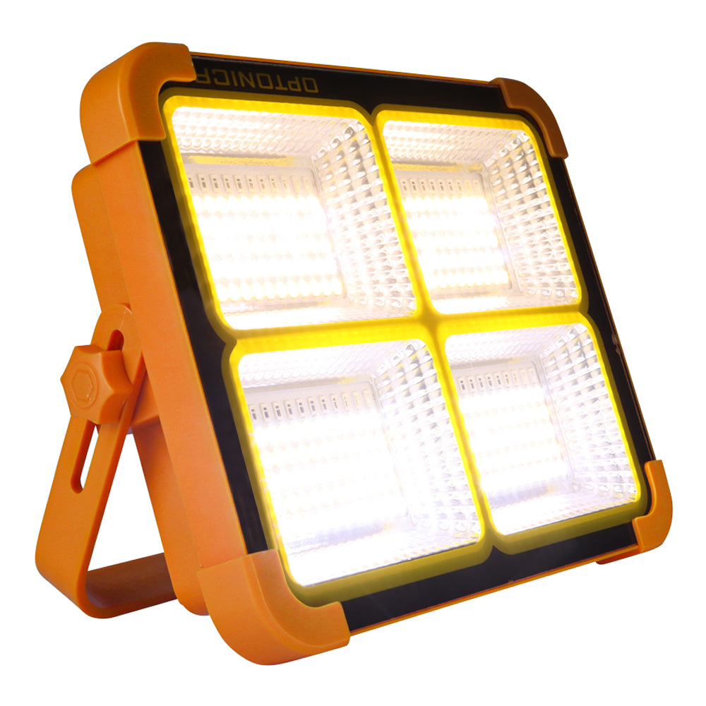 LED-Baulampe mit Solar | Tragbar | 2,3 Watt | 3000K-6000K