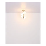 Plafondlamp RIHA 3.50 Watt G9 Nickel - 6 Lichts Opaal