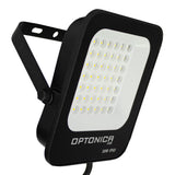 LED Bouwlamp - Floodlight | Basic serie |30 Watt | Zwart | Voorkant