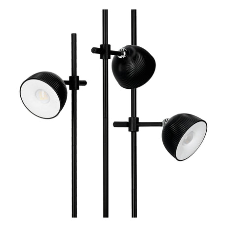 LED Orbi 2,5W 4in1 Schreibtischlampe magnetisch Schwarz - CCT Lichtfarbe einstellbar | inkl. Klemme, Deckenbefestigung, Schnur