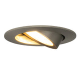 LED ondiepe Inbouwspot RVS MIRAN | 6W | Dimbaar | 68mm | IP65 Waterdicht | CCT | Aan foto