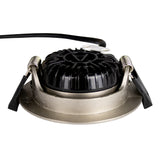 LED ondiepe Inbouwspot RVS MIRAN | 6W | Dimbaar | 68mm | IP65 Waterdicht | CCT | Onderkant