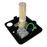 LED-Würfel-Wandleuchte | Dimmbar | IP44 | G9-Fassung | Anthrazit