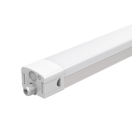 LED Batten | TRI-PROOF | LYNN | MICROWAVE SENSOR | 36-45-53-62W | CCT SWITCH | Uit foto