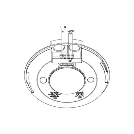 Opbouw LED aanwezigheidssensor / sensor | Wit