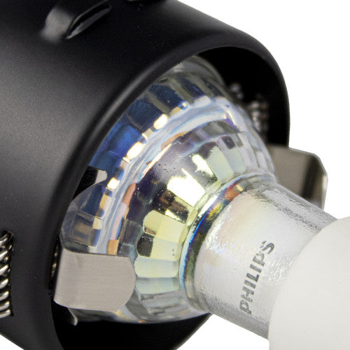 PHILIPS LED-Einbaustrahler IP65 | Wasserdicht | 70mm | Schwarz | 4W | Dimmbar