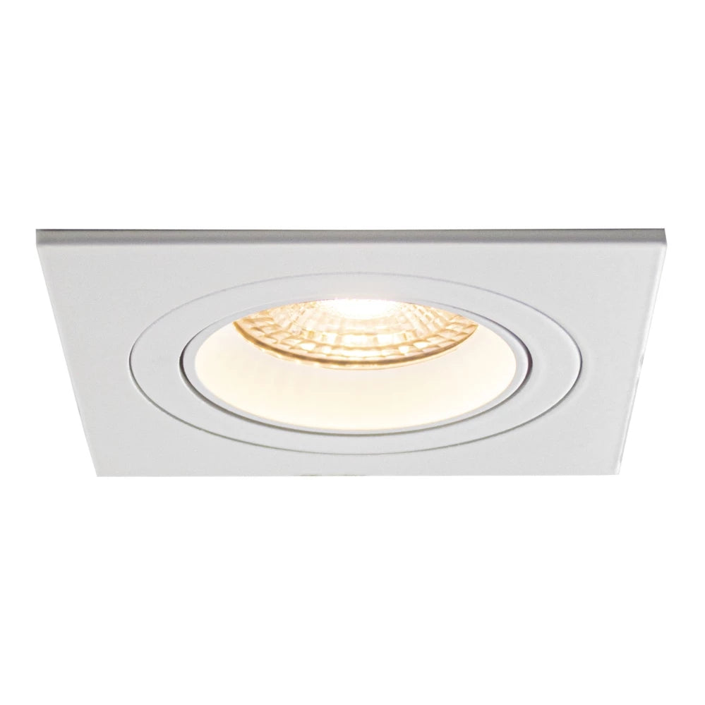 PHILIPS LED-Einbaustrahler 4 Watt dimmbar | Quadratisch | neigbar | Weiß