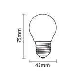 LED Filament lamp 2W E27 G45 220V - 2800K | Warm wit