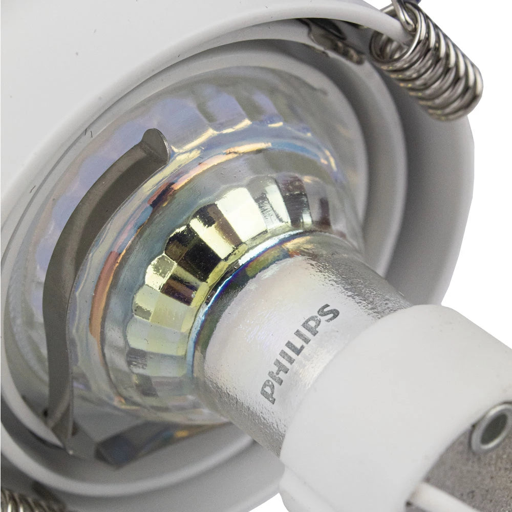 PHILIPS LED-Einbaustrahler 4 Watt dimmbar | Quadratisch | neigbar | Weiß