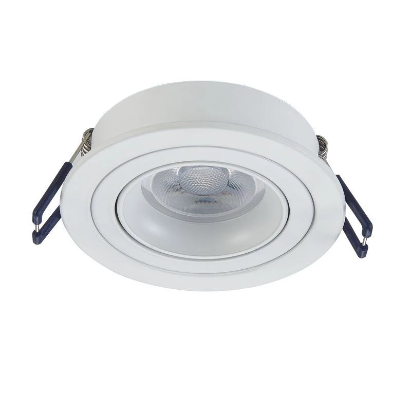 Zigbee smart Einbaustrahler Weiß 4,7W | Rund | 80mm | HUE-kompatibel | RGB-CCT