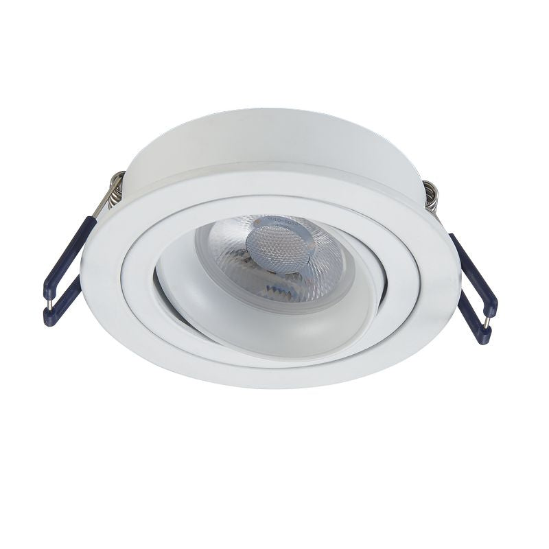 FS41-white spot armatuur fitting - inbouwspot wit - GU10 - kantelbaar - 80mm