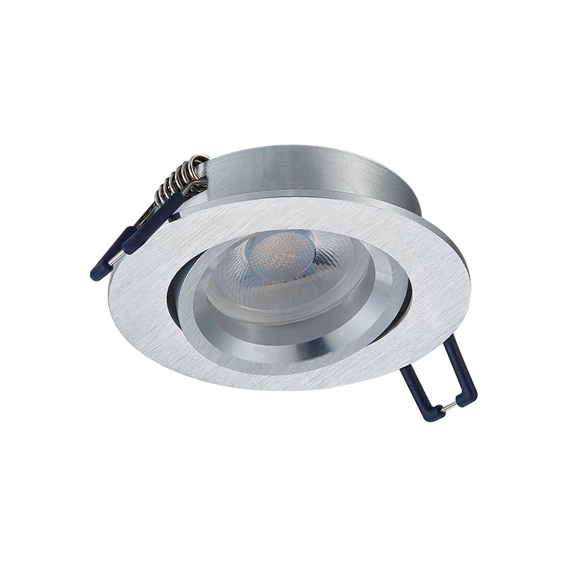 PHILIPS LED-Einbaustrahler rund | 70mm | Silber | 4W | Dimmbar