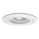 LED armatuur inbouw wit rond 80 mm voor gu10 spots - armatuur met spot uit