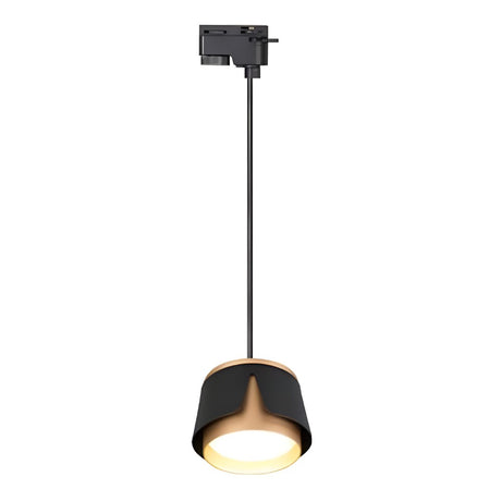 1-fase hanglamp rond Ø100 | Tulip | Zwart/ Goud | GX53 fitting | Aan foto