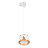 1-fase hanglamp rond Ø100 | Tulip | Wit/ Goud | GX53 fitting | Uit foto