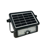 bouwlamp solar 5 watt - zonne energie - wandlamp solar - kantelbaar - vooraanzicht