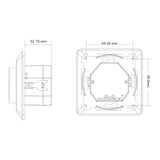 Icasa - Zigbee 3.0 LED dimmer - Philips Hue compatible - slimme dimmer - afmeting