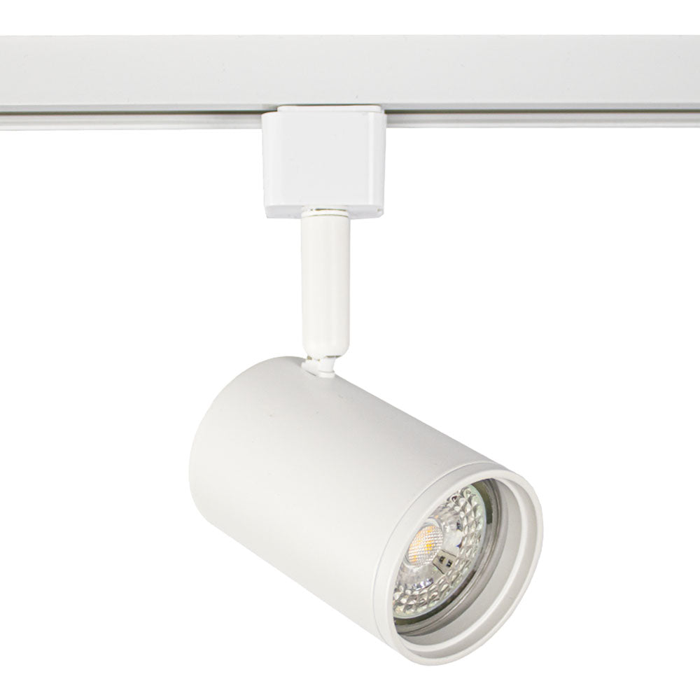 LED 1-fase Railspot Wit GU10 fitting - vooraanzicht