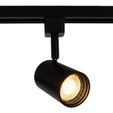 LED 1-fase Railspot Zwart GU10 fitting - warm wit licht