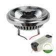 LED AR111 spot G53 fitting - dim to warm - high quality - dimbaar - vooraanzicht