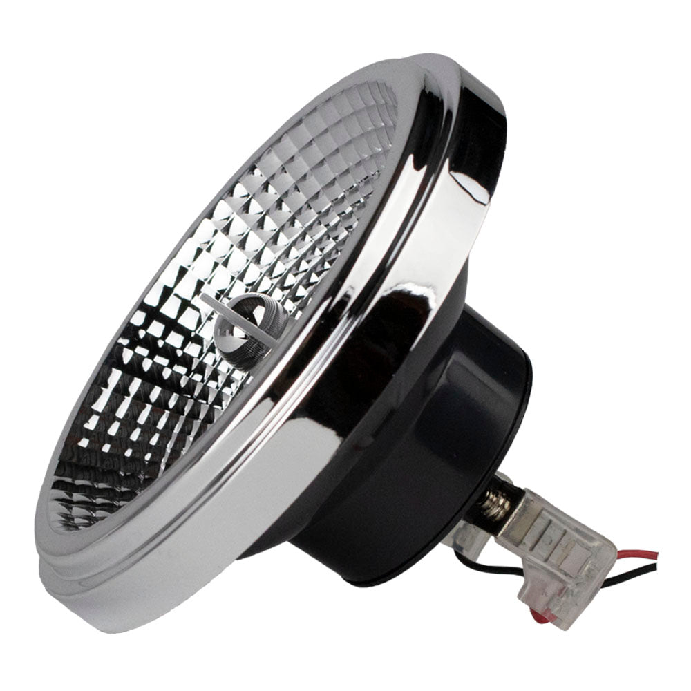 LED AR111 spot G53 fitting - incl. driver - dim to warm - zwart - zijaanzicht