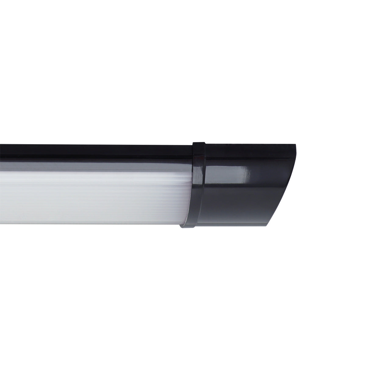 LED Batten TL armatuur 60CM 10-15-20W - CCT - Lichtkleur - LOTUS - Zwart - zijaanzicht