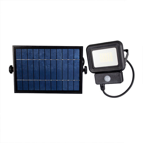 LED Bouwlamp Solar inclusief solar paneel 20 Watt 6500K - daglicht wit - paneel en bouwlamp