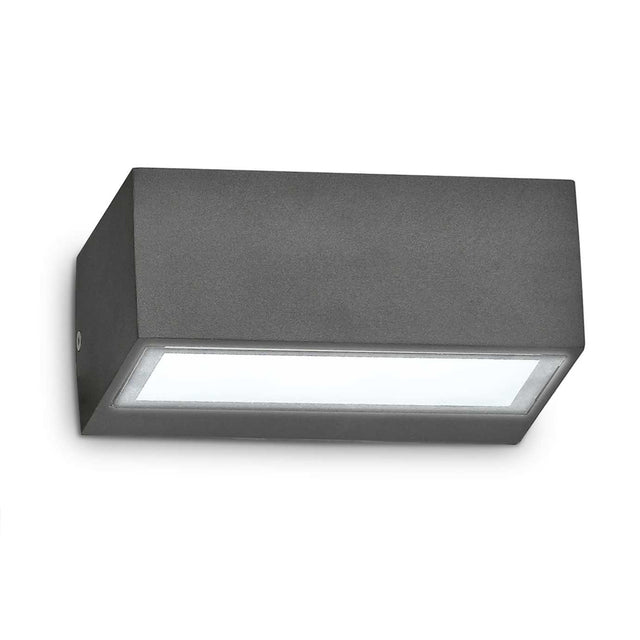 LED Buiten Wandlamp G9 IP44 Antraciet - vooraanzicht wandlamp kopiëren