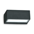 LED Buiten Wandlamp G9 IP44 Zwart - vooraanzicht wandlamp