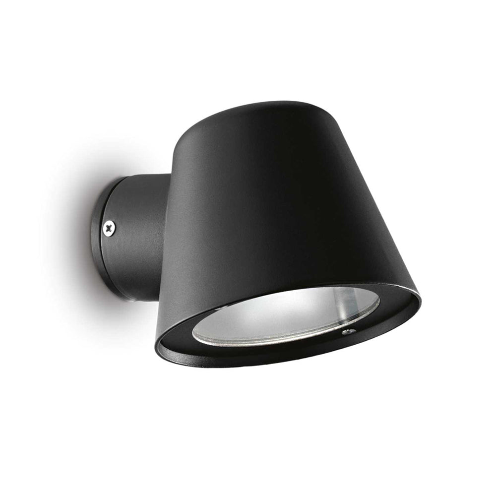 LED Buiten Wandlamp GU10 IP43 Zwart - vooraanzicht