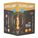 LED Filament Smoked lamp Globe 125mm 4 Watt Dimbaar 1800K - verpakking