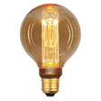 LED Filament globe lamp G95 - dimbaar - 2000K extra warm wit - goud glas