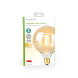 LED-Filament-Globe-Lampe | dimmbar | 3,8W G125 E27 – 2100K – Extra warmes Weiß