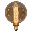 LED filament lamp E27 globe dimbaar G125 - vooraanzicht