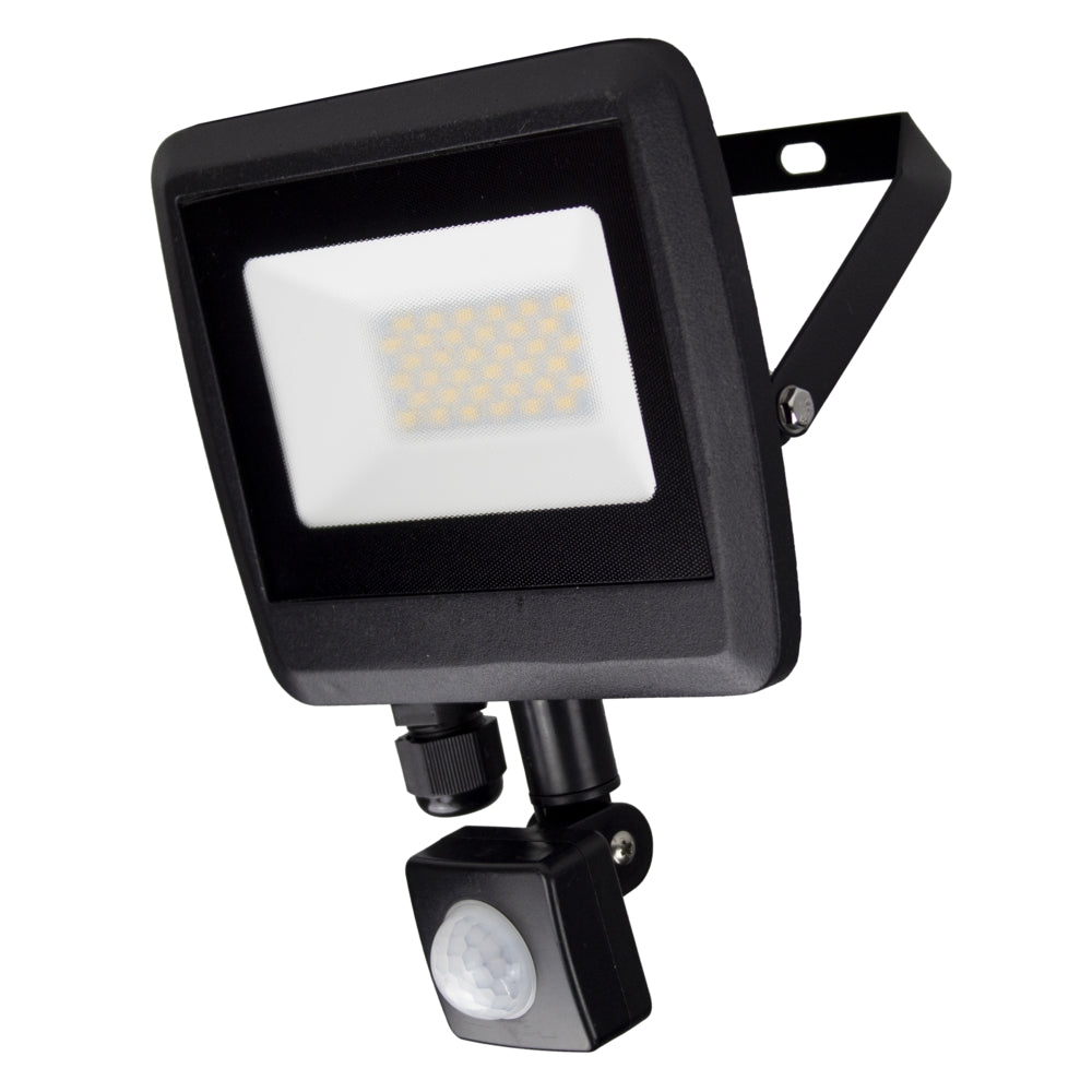 LED Bouwlamp - Floodlight 30 Watt | bewegingssensor | 4500K - Naturel wit